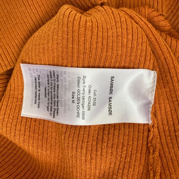 Orange Cardigan - Picture 2 of 8